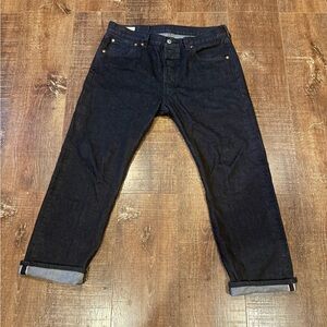 Levi's Mens Selvedge 501’s Black Custom 34 x 30 (Levi’s Tailor Shop)